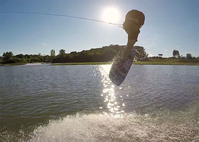 Derek Huntoon & Charlie VanDemark at Action Wake Park
