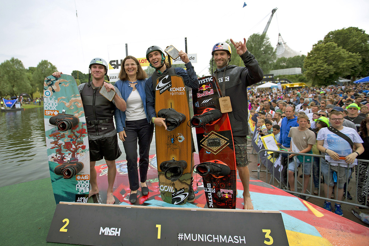 MUNICH MASH Wakeboard Rail & Air - Winners